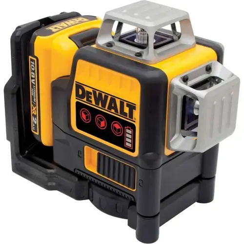 Nivela laser cu 2 linii de precizie Dewalt DCE089D1R-QW 0.3 mm/m, 10.8V RED