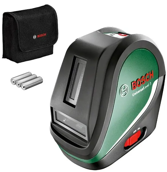 Nivelă laser cu linie în cruce Bosch - UniversalLevel 3, 10 m