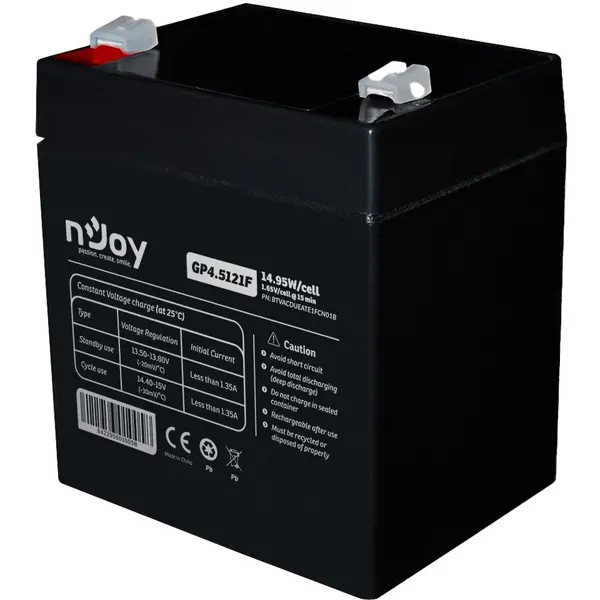 Njoy Acumulator Njoy GP4.5121F, 12V, 4.5Ah