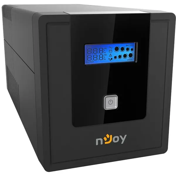 Njoy UPS nJoy Cadu 650, 650VA/360W, Afisaj LCD cu ecran tactil, 2 x prize Schuko