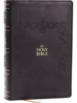 NKJV Bible: Personal Size Giant Print, Black Leathersoft, Holy Bible, Red Letter, Comfort Print: New King James Version/Thomas Nelson