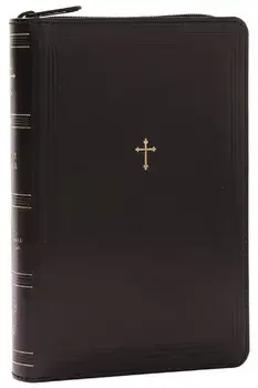 NKJV Compact Paragraph-Style Bible w/ 43,000 Cross References, Black Leathersoft with zipper, Red Letter, Comfort Print: Holy Bible, New King James Version. Holy Bible, New King James Version/Thomas Nelson
