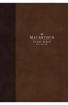 Nkjv, MacArthur Study Bible, 2nd Edition, Leathersoft, Brown, Indexed, Comfort Print: Unleashing God's Truth One Verse at a Time - John F. Macarthur