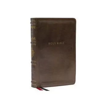 NKJV, Personal Size Reference Bible, Sovereign Collection, Leathersoft, Brown, Red Letter, Comfort Print. Holy Bible, New King James Version/Thomas Nelson