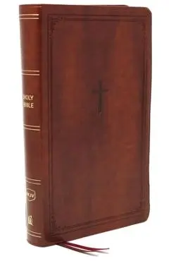 Nkjv, Reference Bible, Compact, Leathersoft, Brown, Red Letter Edition, Comfort Print: Holy Bible, New King James Version - Thomas Nelson