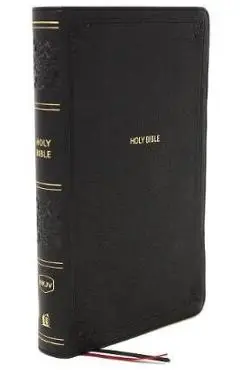 Nkjv, Reference Bible, Personal Size Large Print, Leathersoft, Black, Thumb Indexed, Red Letter Edition, Comfort Print: Holy Bible, New King James Ver - Thomas Nelson