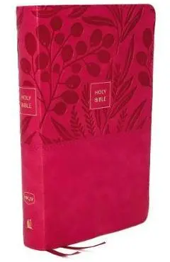 Nkjv, Reference Bible, Personal Size Large Print, Leathersoft, Pink, Red Letter Edition, Comfort Print: Holy Bible, New King James Version - Thomas Nelson