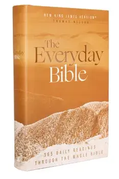 NKJV, The Everyday Bible, Hardcover, Red Letter, Comfort Print. 365 Daily Readings Through the Whole Bible, Hardback/Thomas Nelson