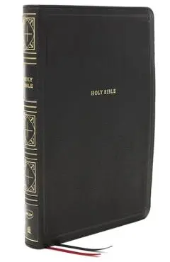 Nkjv, Thinline Bible, Giant Print, Leathersoft, Black, Thumb Indexed, Red Letter Edition, Comfort Print: Holy Bible, New King James Version - Thomas Nelson