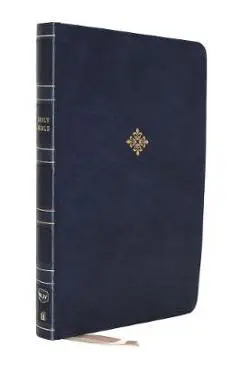 Nkjv, Thinline Bible, Large Print, Leathersoft, Blue, Comfort Print: Holy Bible, New King James Version - Thomas Nelson