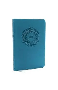 NKJV, Value Thinline Bible, Large Print, Imitation Leather, Blue, Red Letter Edition - Thomas Nelson