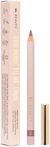 NL Beauty Creion de buze de lungă durată cu vitamine E, 06 Forever Nude, 1.5 g