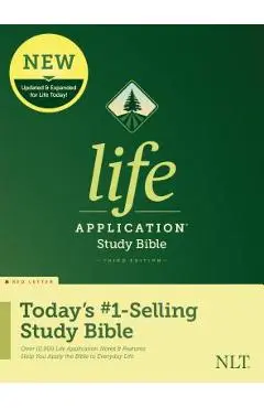 NLT Life Application Study Bible, Third Edition (Red Letter, Hardcover) - Tyndale