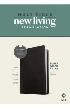 NLT Super Giant Print Bible, Filament-Enabled Edition (Red Letter, Leatherlike, Black) - Tyndale