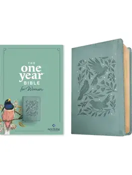 NLT The One Year Bible for Women, Birdsong Teal/Misty Arterburn