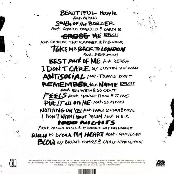 No. 6: Collaborations Project - Vinyl | Ed Sheeran