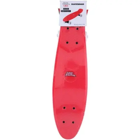 No Fear Skateboard No Fear pentru copii, 57x15x9cm PP/PVC, Rosu