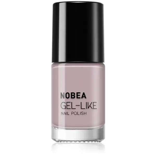 NOBEA Day-to-Day Gel-like Nail Polish lac de unghii cu efect de gel culoare Beige nutmeg #N52 6 ml