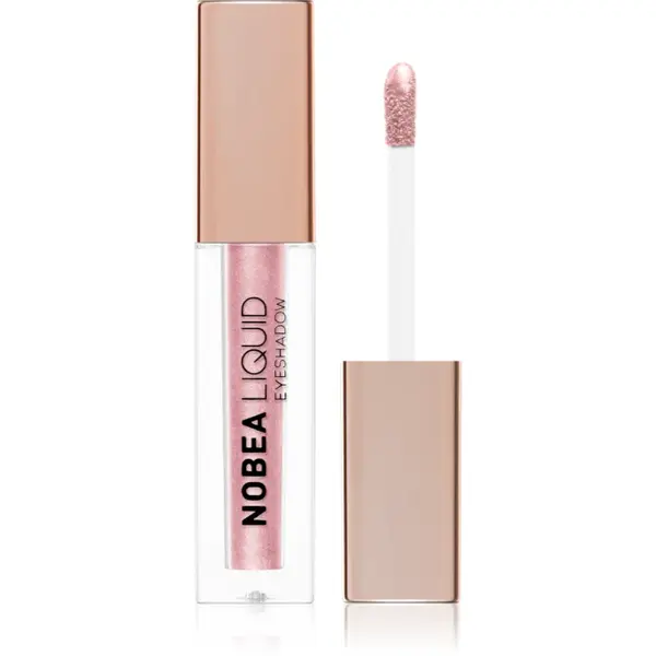 NOBEA Metal Liquid Eyeshadow lichid fard ochi culoare Rosegold #E02 4 ml