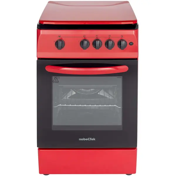 NobeLTek Aragaz NobeLTek NLT 5602R/G1, gaz, 50 cm, rosu