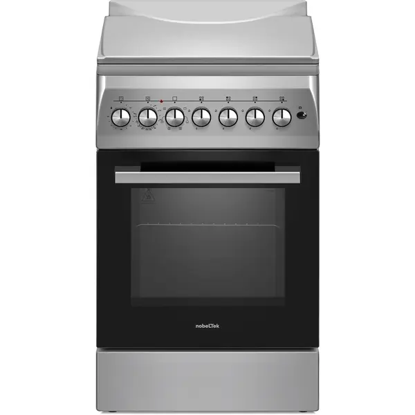 NobeLTek Aragaz Nobeltek NLT 5604IX/FE1, plita gaz si cuptor electric, 50 cm, inox
