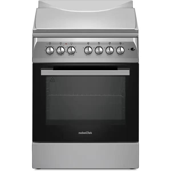 NobeLTek Aragaz NobeLTek NLT 6604IX/FE1, plita gaz si cuptor electric, 60 cm, inox