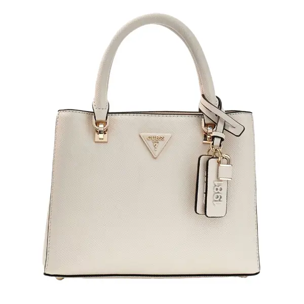 Noelle saffiano shoulder bag bone