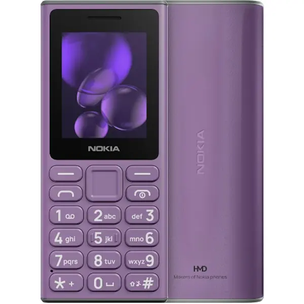 Nokia Telefon mobil Nokia 105 (2024), Dual SIM, Purple (Violet)