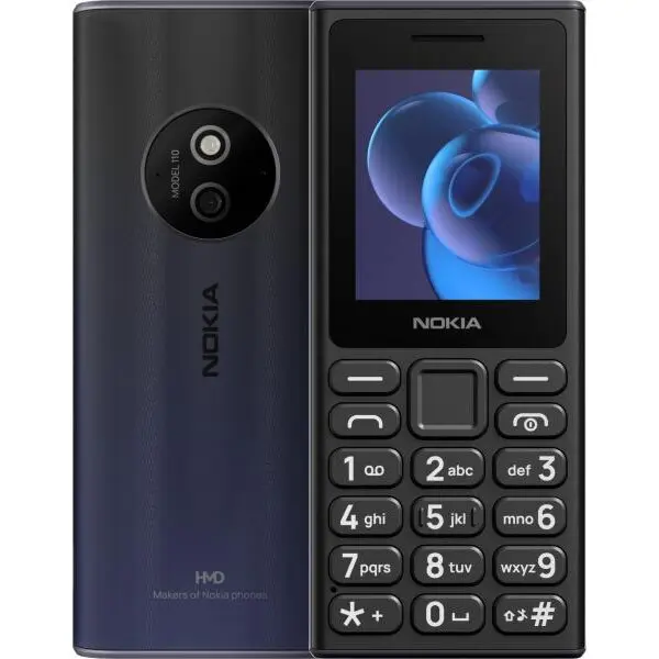 Nokia Telefon mobil Nokia 110 (2024), Dual SIM, Negru