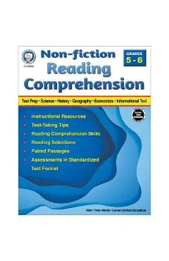 Nonfiction Reading Comprehension Workbook, Grades 5 - 6 - Schyrlet Cameron