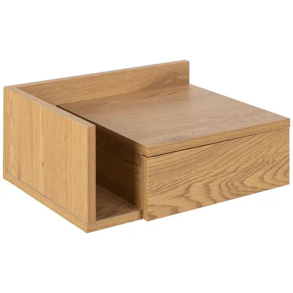 Noptieră, 40/16,5/32 cm, stejar sălbatic