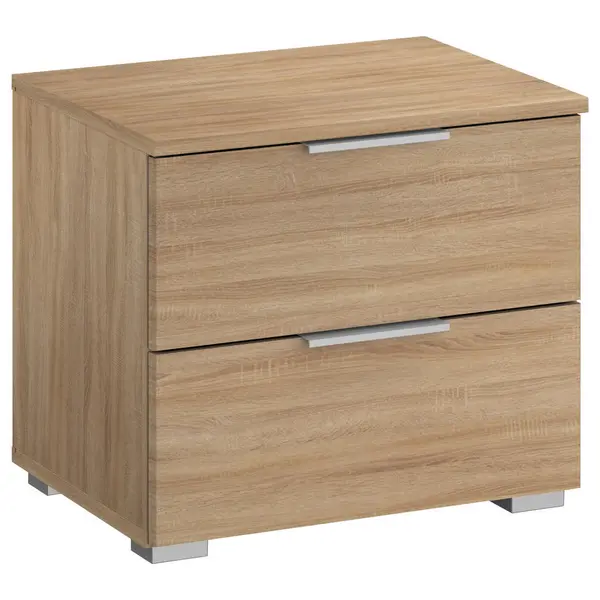 Noptieră, 40/42/42 cm, stejar Sonoma