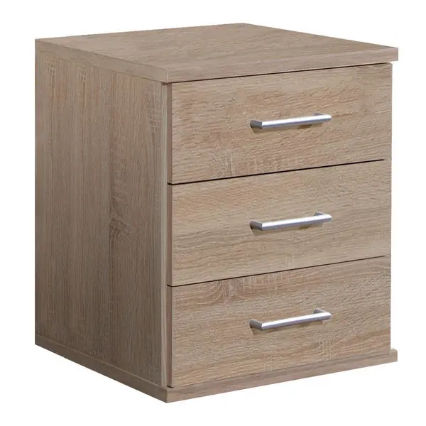 Noptieră, 46/55/40 cm, culoare lemn stejar