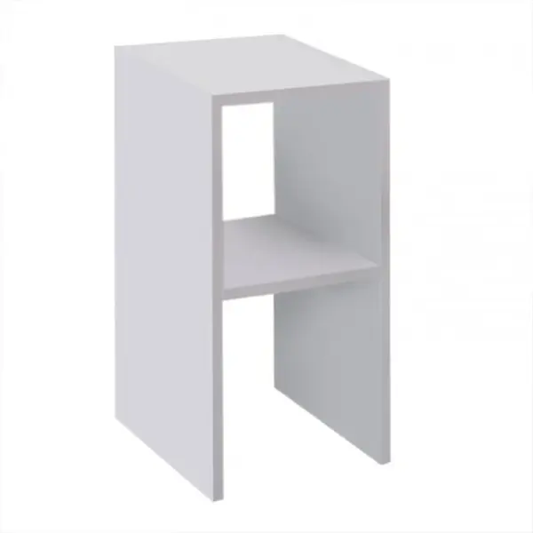 Noptiera Deseo Alb 30x30x60 cm