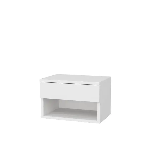 Noptiera JAMOT, suspendata, alb, 44,6x29x31,9 cm