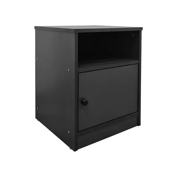 Noptieră Lenea bedside masă, antracit, 40x40x50 cm