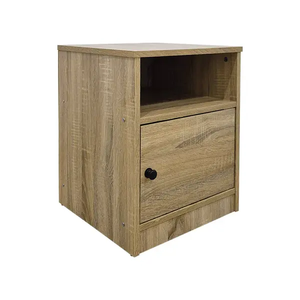Noptieră Lenea bedside masă, antracit, 40x40x50 cm