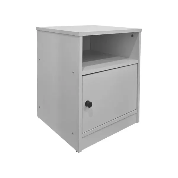 Noptieră Lenea bedside masă, antracit, 40x40x50 cm