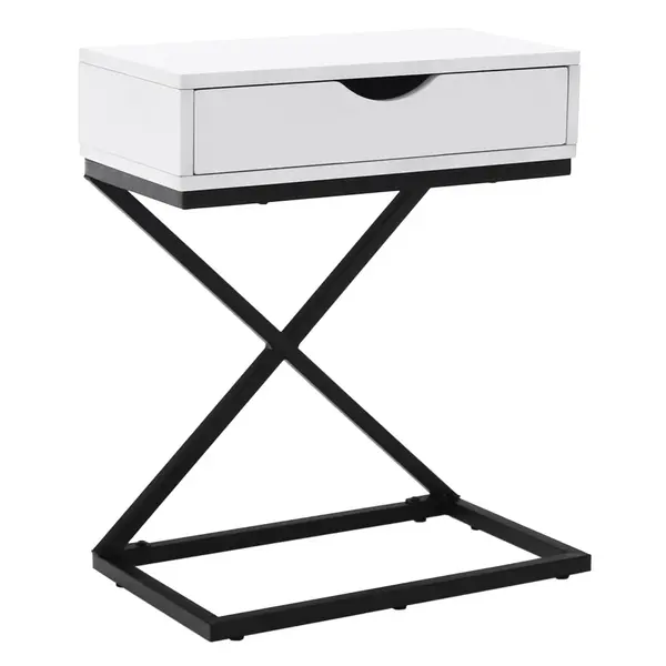 Noptiera MILKEYDA 50 x 30 x 60 CM - Alb