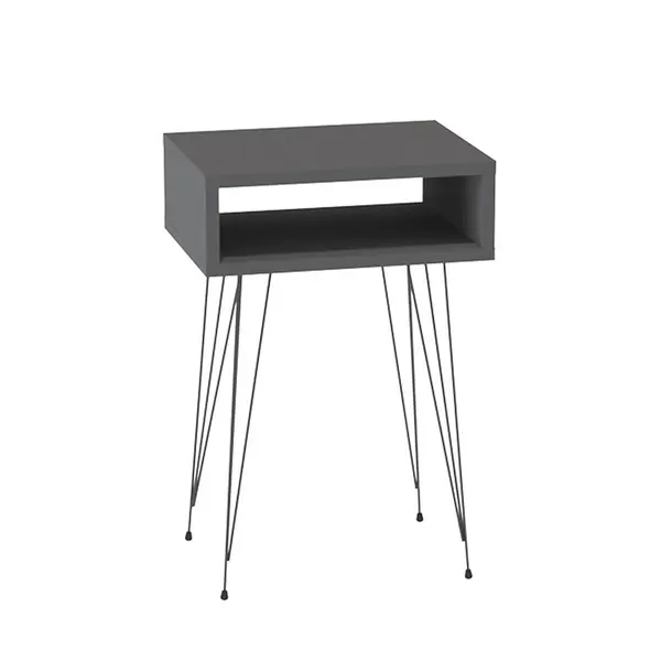 Noptiera Naida Negru 40x30x59 cm