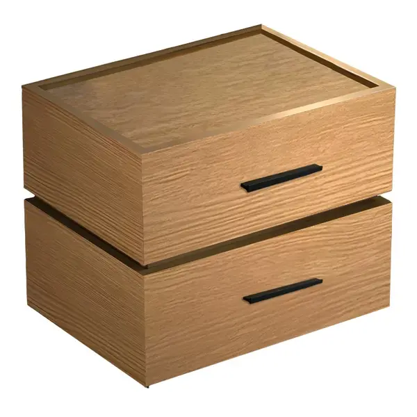 Noptiera Sonlen, Pako World, Stejar, MDF, 60x40x44 cm