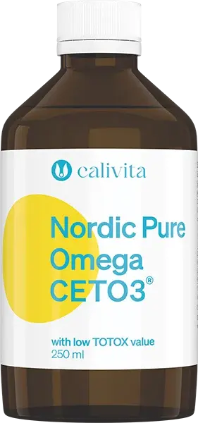 Nordic Pure Omega CETO3 CaliVita, Omega 3 si Omega 11 premium lichid - 250 ml