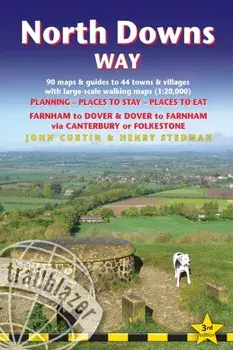 North Downs Way Trailblazer Walking Guide 3e. Practical guide with Large-Scale Walking Maps & Guides to Towns & Villages - Planning, Places To Stay, Places to Eat, 3 ed, Paperback/***