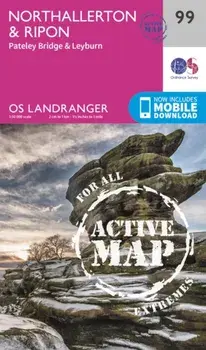 Northallerton & Ripon, Pateley Bridge & Leyburn. February 2016 ed, Sheet Map/Ordnance Survey