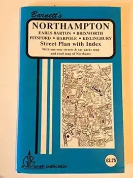 Northampton Street Map. Brixworth, Earls Barton, Harpole, Kislingbury, Northampton, Pitsford, Sheet Map/***
