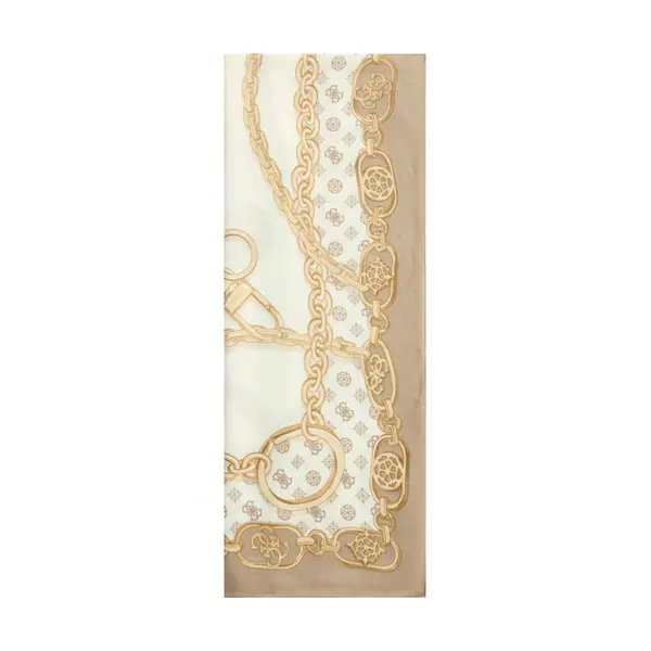 Not coordinated scarf pale mocha