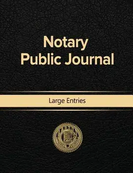 Notary Public Journal Large Entries, Paperback/Notary Public