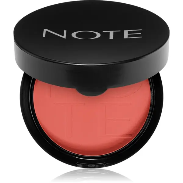 Note Cosmetique Baked Blusher fard de obraz compact culoare 06 Hot Rose 10 g