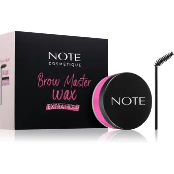 Note Cosmetique Brow Master Wax ceară de fixare pentru sprâncene cu pensula