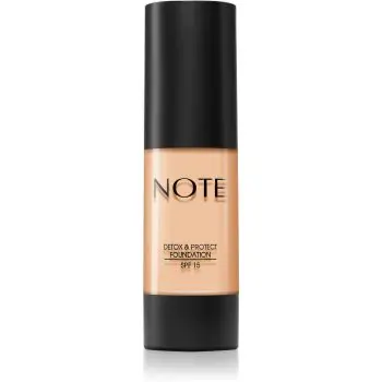 Note Cosmetique Detox & Protect machiaj lichid cu un finisaj mat SPF 15